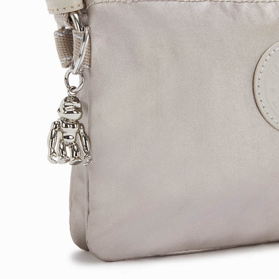 Torba Crossbody Kipling Creativity XB Metallic Beżowe | PL 2110ZU